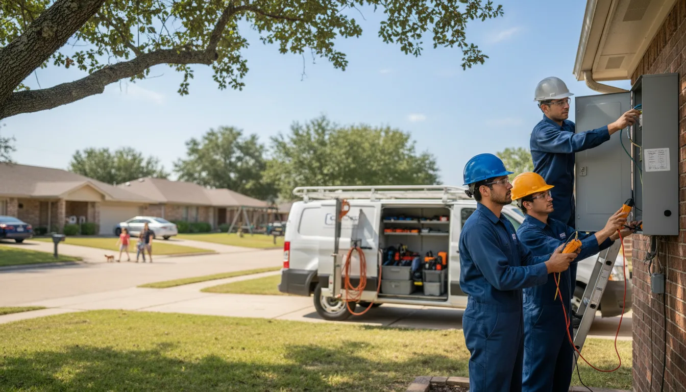 Certified electrician providing emergency electrical services in Schneider, IN